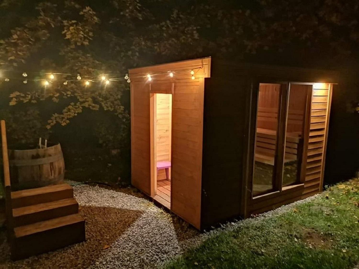 Dziki Zakatek Piskornia Dom Z Sauna Exterior photo